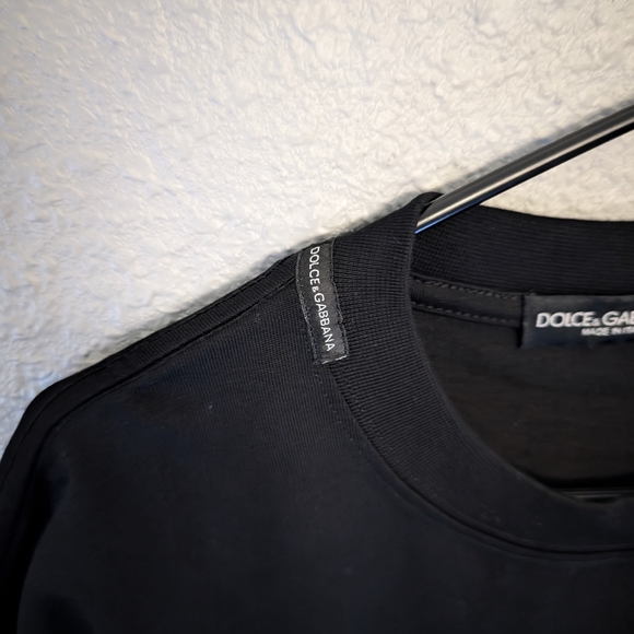Dolce & Gabbana Cotton T-shirt with Heraldic Patch Size XXL - Picture 5 of 7